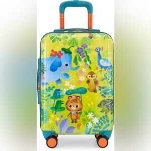 JoJo the Bear's Adventure Carry-On Luggage - 20" Hard Shell Spinner Suitcase